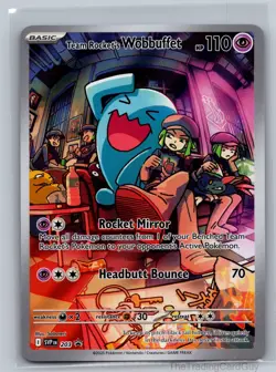 Team Rocket's Wobbuffet Promo SV: Scarlet & Violet Promo Cards Holo 203 NM - Image 1