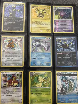 Pokemon TCG Collection Binder Rare Cards Holos Reverse Holos - Image 1