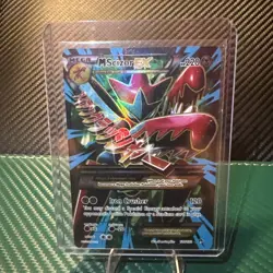 Pokemon M Scizor EX Breakpoint 120/122 Ultra Rare Full Art Holo Mega Card - Image 1