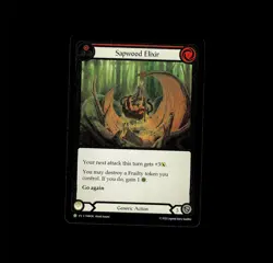 Flesh and Blood promo card Sapwood Elixir Cold FOIL - Image 1