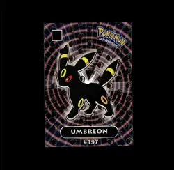 UMBREON Pokemon 197 RARE foil card - Image 1