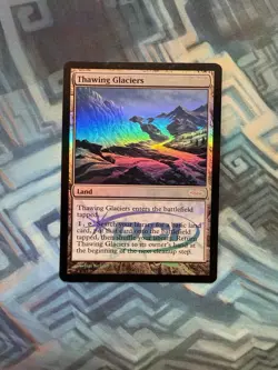 MTG Foil Thawing Glaciers EX/LP+ Judge Promos - Image 1