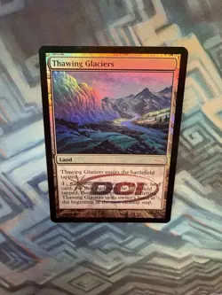 MTG Foil Thawing Glaciers EX/LP+ Judge Promos - Image 3