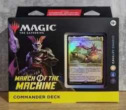 Magic The Gathering - March Of The Machine - Cavalry Charge Commander Deck - Image 1
