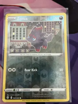 Zorua - 102/203 - Reverse Holo - Evolving Skies - NM/M - Pokemon Card - Image 1