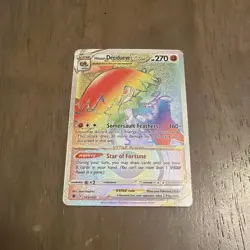 Hisuian Decidueye VSTAR 195/189 Secret Rainbow Rare Pokemon Card NM - Pack Fresh - Image 1