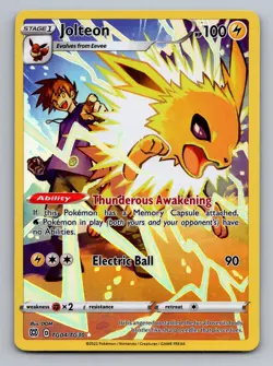 Jolteon TG04/TG30 Holo Brilliant Stars Trainer Gallery Pokemon NM - Image 1
