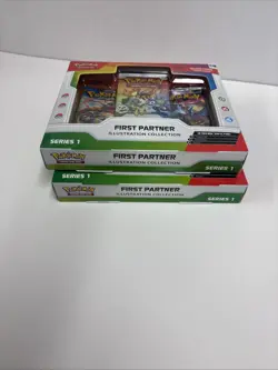 Pokemon First Partner Illustration Collection Sealed Series 1 Lot of (2) Boxes - Image 4