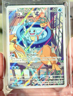 Pokemon Squirtle Stellar Crown 148/142 Full Illustration Rare - Image 1