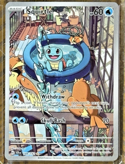 Pokemon Squirtle Stellar Crown 148/142 Full Illustration Rare - Image 2