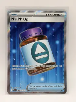 N’s PP Up 262/217 Ultra Rare Full Art Ascended Heroes Pokemon TCG NM - Image 1