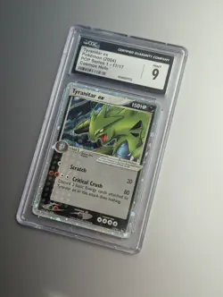 CGC 9 MINT ✨ - Tyranitar ex POP Series 1 17/17 Cosmos Holo - 2004 Pokemon - Image 1