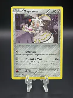 Pokemon TCG Magearna XY165 Black Star Promo Cosmos Holo LP Nice Swirl! - Image 1