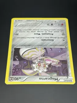 Pokemon TCG Magearna XY165 Black Star Promo Cosmos Holo LP Nice Swirl! - Image 3