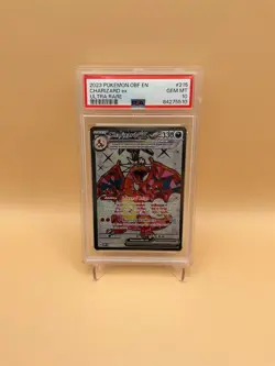 2023 POKEMON OBF EN-OBSIDIAN FLAMES ULTRA RARE #215 CHARIZARD EX PSA 10 - Image 1