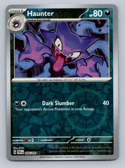 Pokemon Haunter SV: Paldean Fates 056/091 Near Mint NM Reverse Holo - Image 1