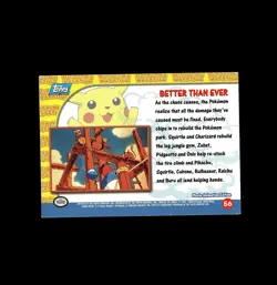 Pokemon vintage Pikachu's vacation TOPPS Better than Ever - Image 2