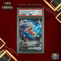 🇫🇷 VOLTALI VMAX ALTERNATIVE PSA 9 - PROMO SWSH184 EB FR Carte Pokemon 🇫🇷 - Image 1