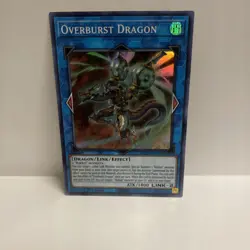 Yu-gi-oh! Overburst Dragon MP20-EN200 Super Rare 1st Edition Near Mint English - Image 1