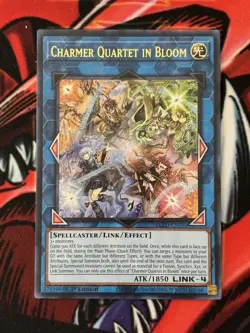 Yugioh! Charmer Quartet in Bloom BLZD-EN050 Ultra Rare 1st Ed NM - Image 1