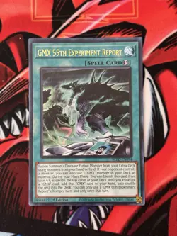 Yugioh! GMX 55th Experiment Report BLZD-EN094 Ultra Rare 1st Ed NM - Image 1
