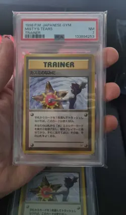 PSA 7 Misty’s Tears - Trainer - Japanese Gym Heroes - Banned Pokemon Card - Image 3