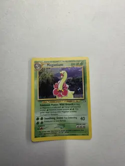 Meganium 11/111 Holo Rare card from the Neo Genesis set - Image 1