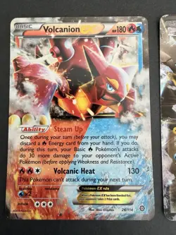 Pokemon TCG Card Lot - Volcanion EX 26/114 & Black Kyurem EX 101/149 LP-MP - Image 3