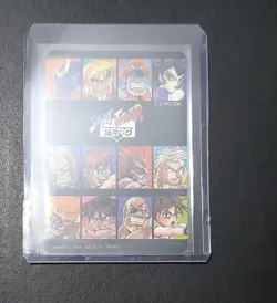 1995 Street Fighter Zero Bandai Carddass Nash Prism Holo Card - Image 2