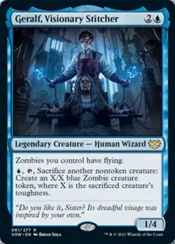 ~ Geralf, Visionary Stitcher ~ NM ~ Innistrad: Crimson Vow ~ MTG ~ - Image 1