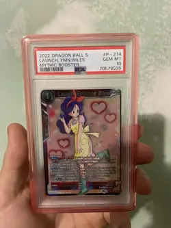 Dragon Ball Super Card Game Bandai Launch Feminine Wiles P-274 Foil Promo PSA 10 - Image 1