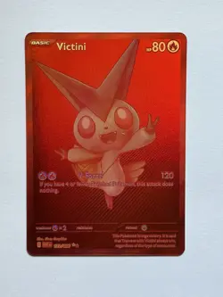 Pokemon TCG Victini EX White Flare 171/086 Scarlet Violet Monochrome Card - Image 1