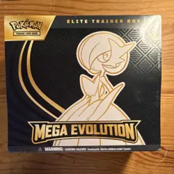 Pokemon Mega Evolution Elite Trainer Box 65 Card Sleeves Mega Gardevoir Alakazam - Image 1