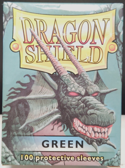 Dragon Shield 100 Classic Green Standard Card Sleeves MTG Pokemon TCG Denmark - Image 1