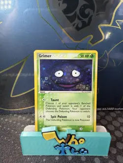 Pokemon Grimer 56/109 Team Rocket Returns Reverse Holo Stamped Card 2004 MP - Image 1