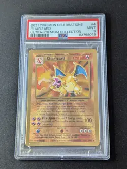 Charizard 4/102 METAL - PSA 9 - Celebrations Graded Pokemon Card - Image 3