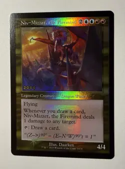 Niv-Mizzet, the Firemind 30th Anniversary Promos Magic The Gathering MTG Card - Image 1