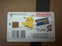 1999 Pokemon Snap Blockbuster Video Smart Card Pikachu Nintendo Promo - Image 2