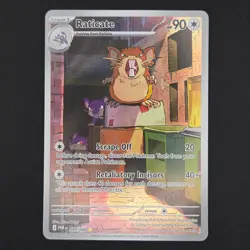 Pokemon TCG Card Raticate 099/088 Perfect Order Illustration Rare - NM - Image 1