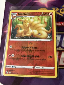 Pokemon Silver Tempest REVERSE HOLO FOIL Ninetales 018/195 TCG Card - Image 1