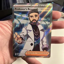 Pokemon TCG Professor's Research Full Art Card 241/198 Scarlet Violet - Image 4