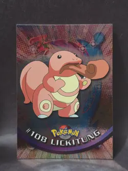 Lickitung #108 Blue Logo Topps Holo Foil TV Animation Pokemon Card - Image 1