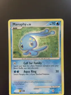 Pokemon 2007 Cosmos Foil Diamond/Pearl Manaphy Card - Image 2