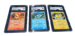 Pokemon Slab Bundle - Flareon Vaporeon Jolteon - CGC 10 - 2025 PRE Promos - ENG - Image 1