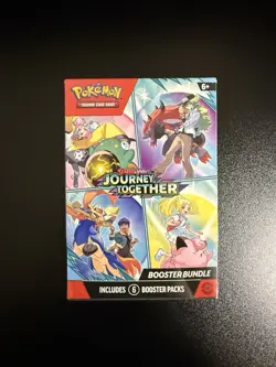 Pokemon TCG Journey Together Booster Bundle SEALED - 6 Booster Packs - Image 1