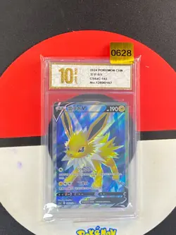 Pokemon TCG S-Chinese Sword&Shield CS4aC 143/132 SR Jolteon V Grade10 - Image 1