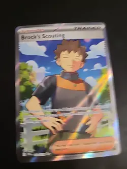 Pokemon Brock's Scouting - Journey Together - 179/159 - Ultra Rare Full Art - NM - Image 1