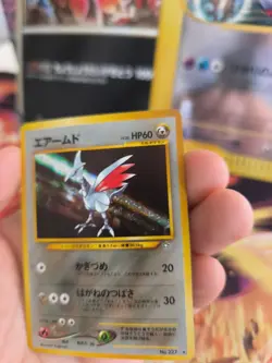 Pokemon Karte Card Panzaeron Skarmory Neo Genesis 2000 Holo Wotc japanese Exc - Image 5