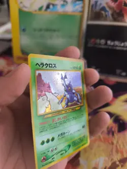 Pokemon Karte Card Skaraborn Heracross Neo Genesis Holo Wotc japanese Exc-NM - Image 3