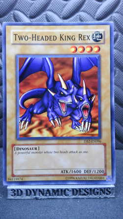 | Yugioh Two-Headed King Rex DB2-EN096 Common Dark Beginning 2 NM- 🔥 | - Image 1